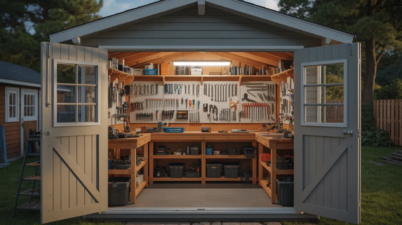 Backyard Workshop Shed