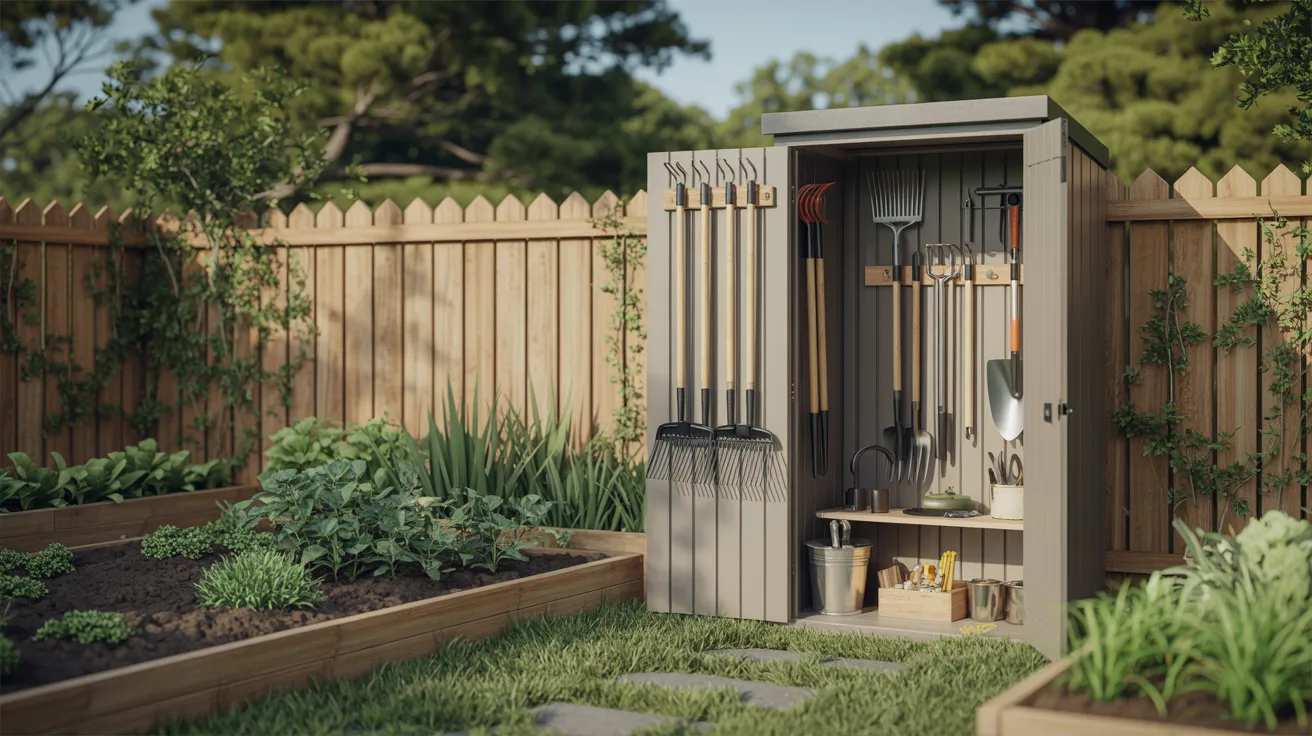 Compact Garden Tool Shed