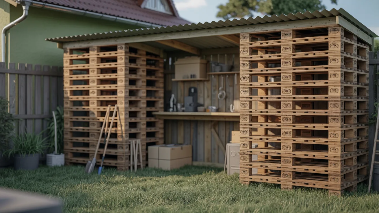 DIY Pallet Shed