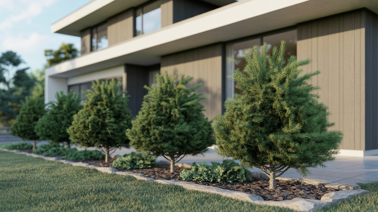 Dwarf Spruce for Compact Structure