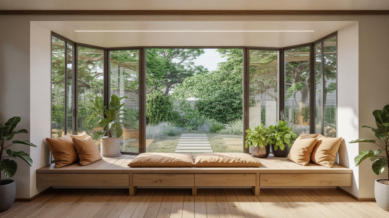 Eco-Friendly and Energy-Efficient Bay Window Setup