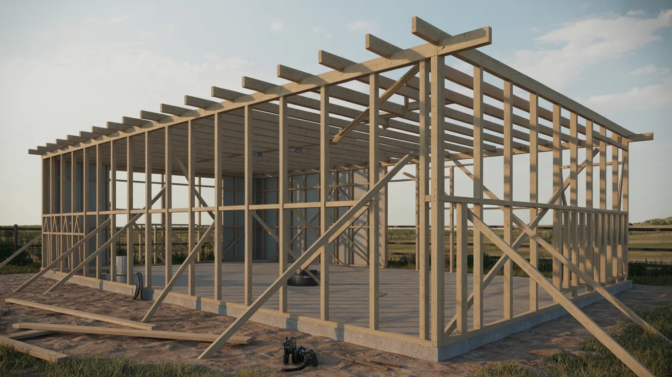 Key Components of a Pole Barn Wall Frame
