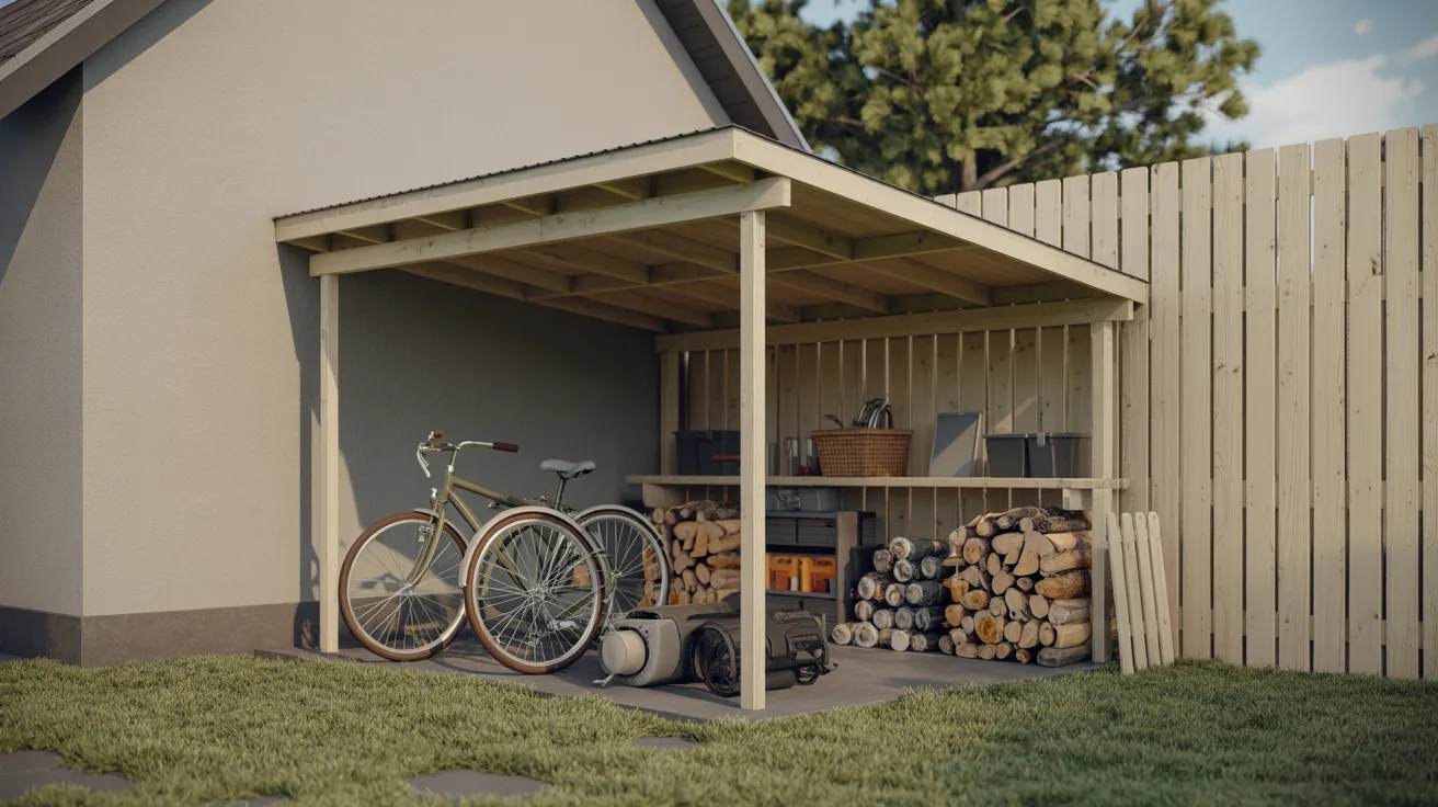 Lean-To Storage Shed