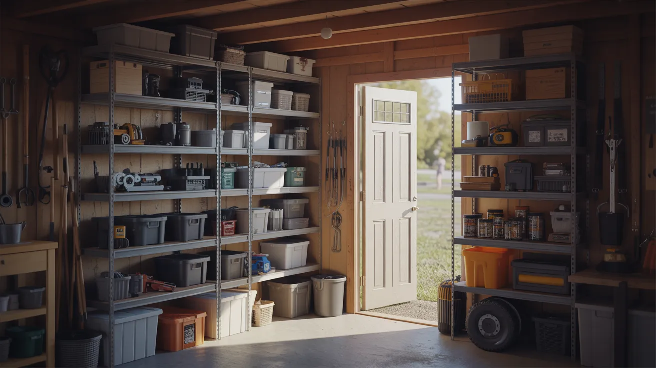 Multi-Level Storage Shed