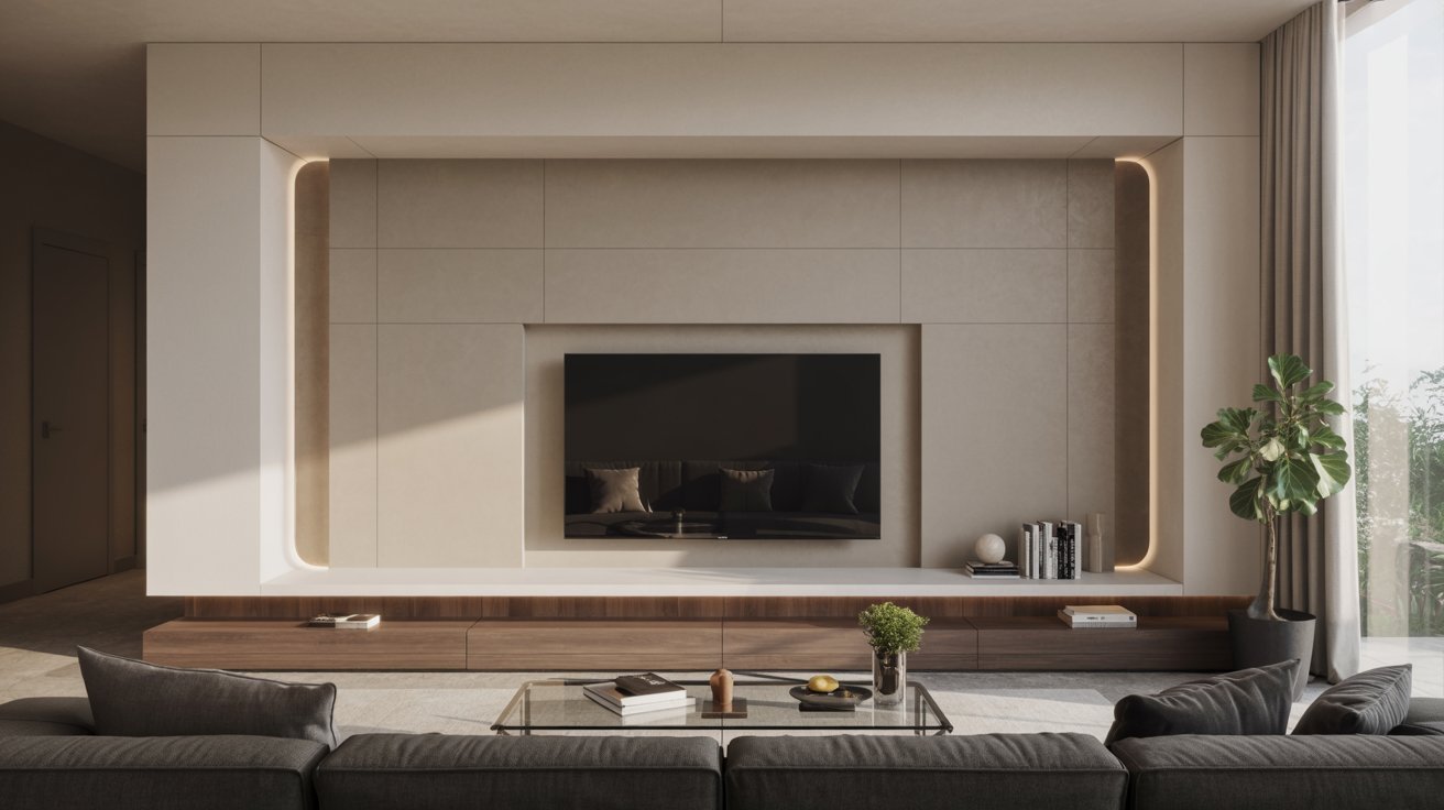 Recessed TV Wall Niche Design