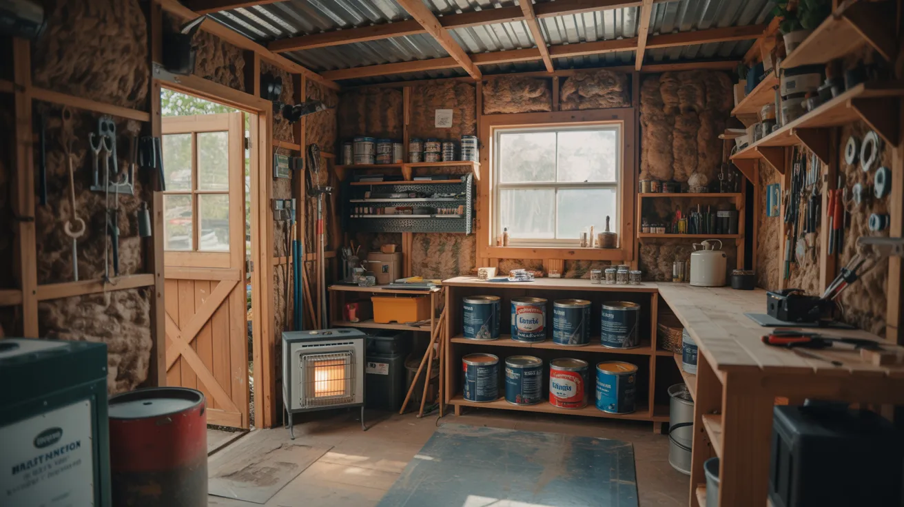 Shed with Insulation