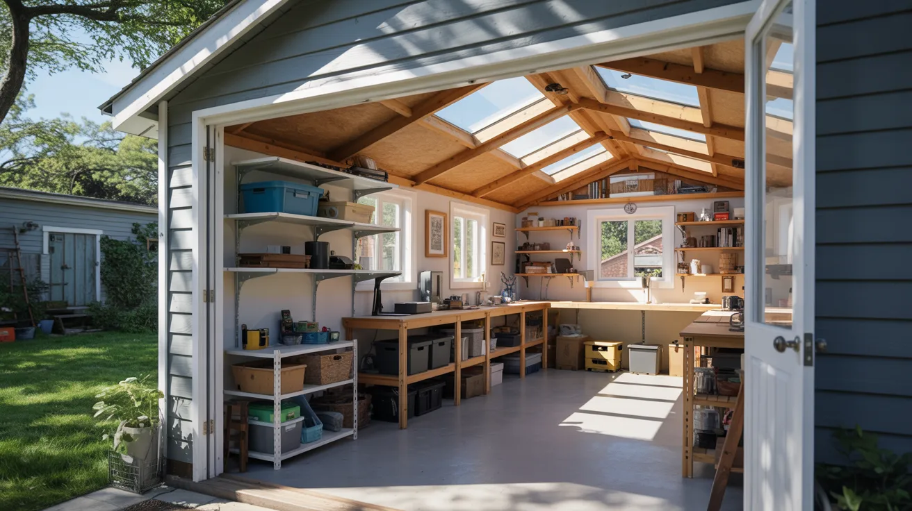 Shed with Skylights