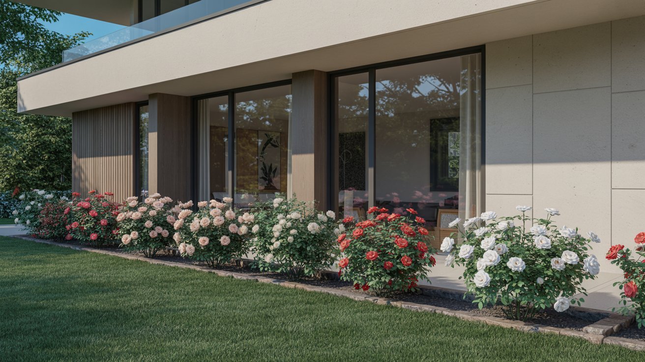 Shrub Roses for Border Planting