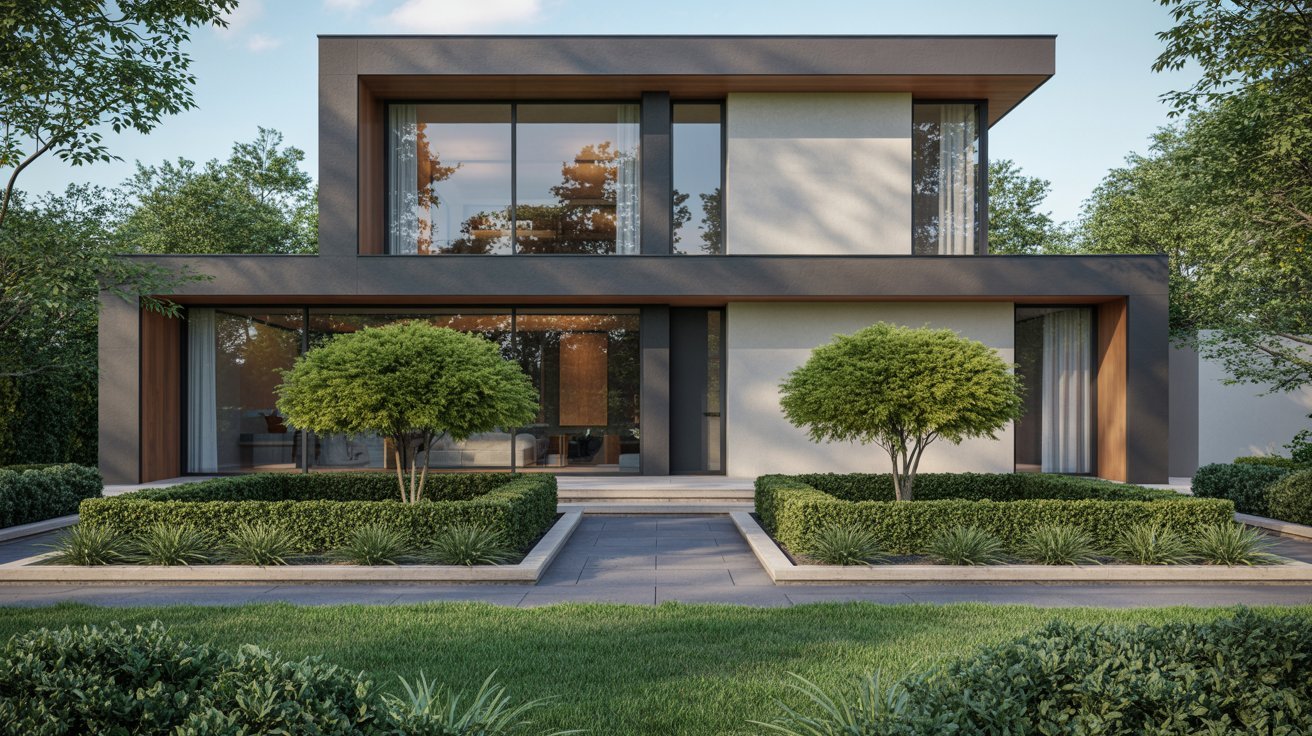 Symmetrical Planting Layout for Balance