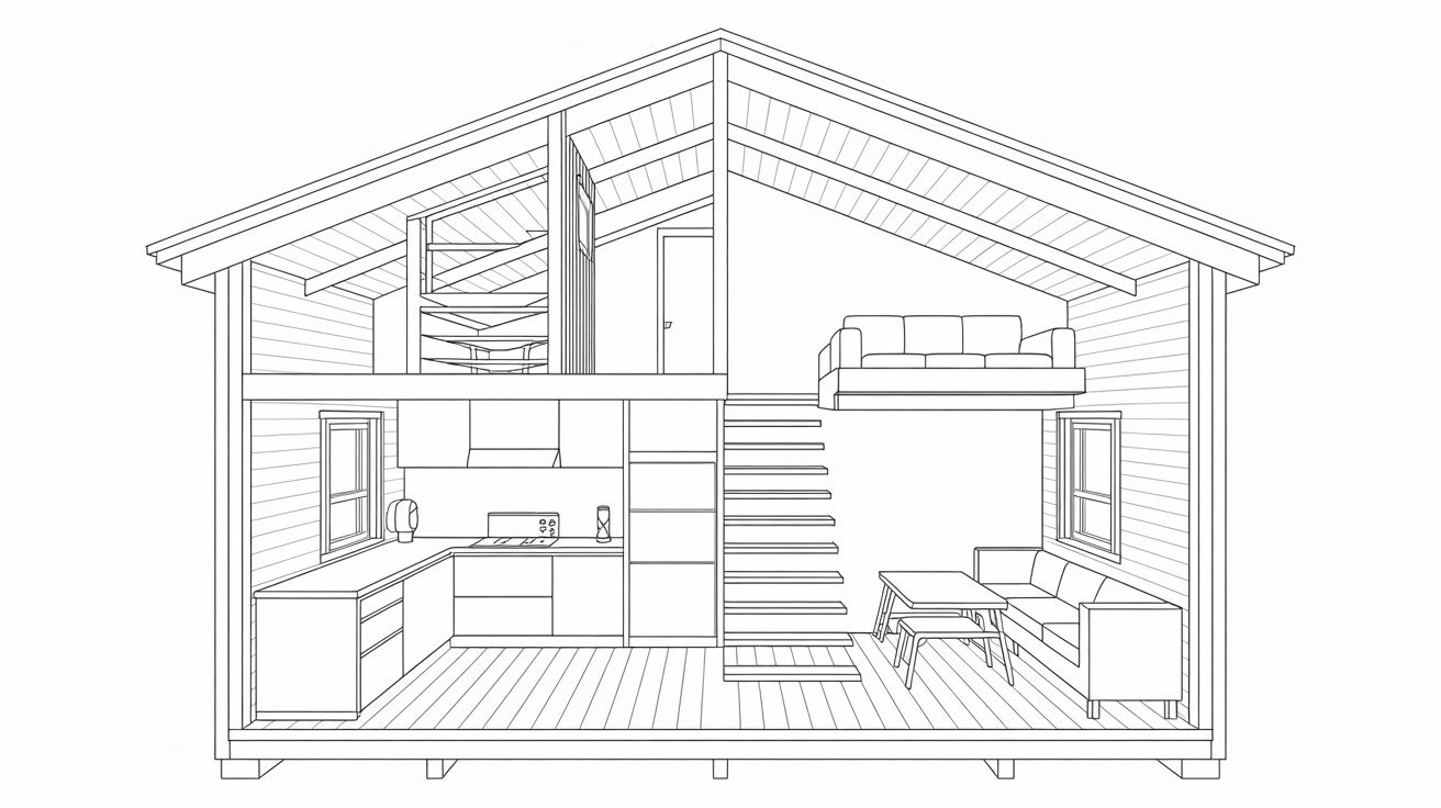 What Is a 2 Story Shed House Interior?