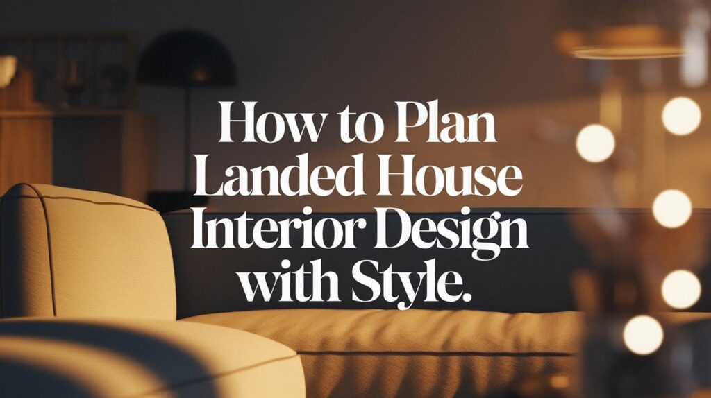How to Plan Landed House Interior Design With Style? - House Structures