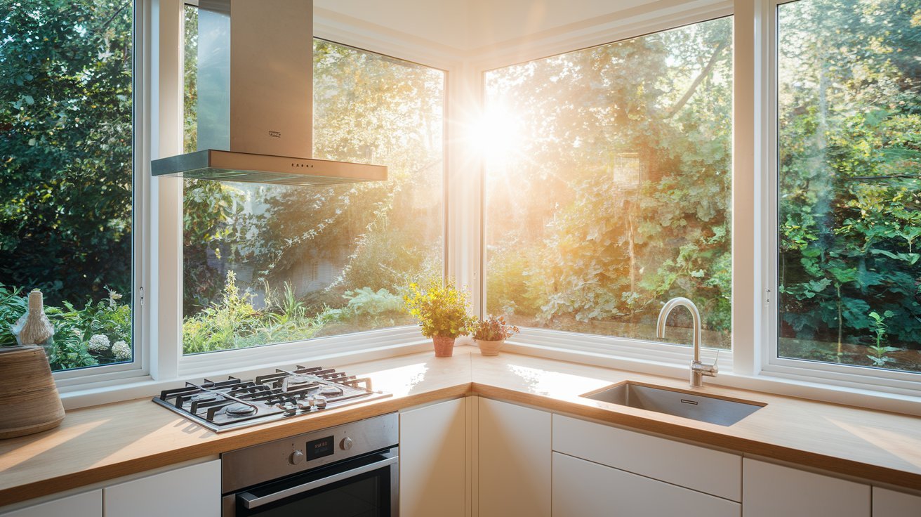 Window View Corner Placement