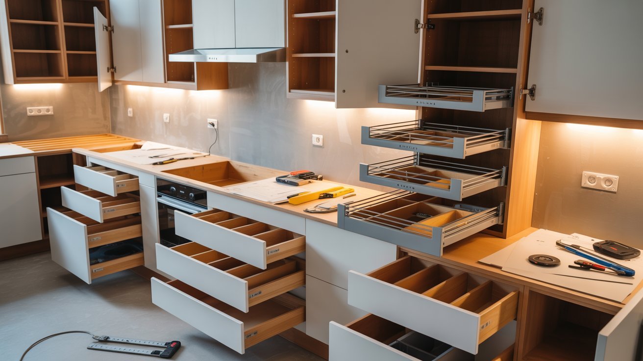 Kitchen Cabinet Features and Organization