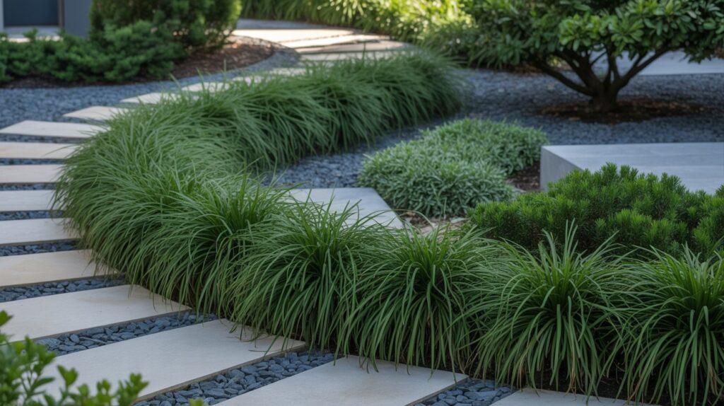 7 Liriope Landscape Design Ideas for Modern Gardens - House Structures