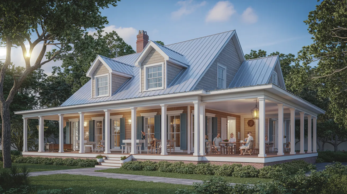 2. Wide Porches and Piazzas