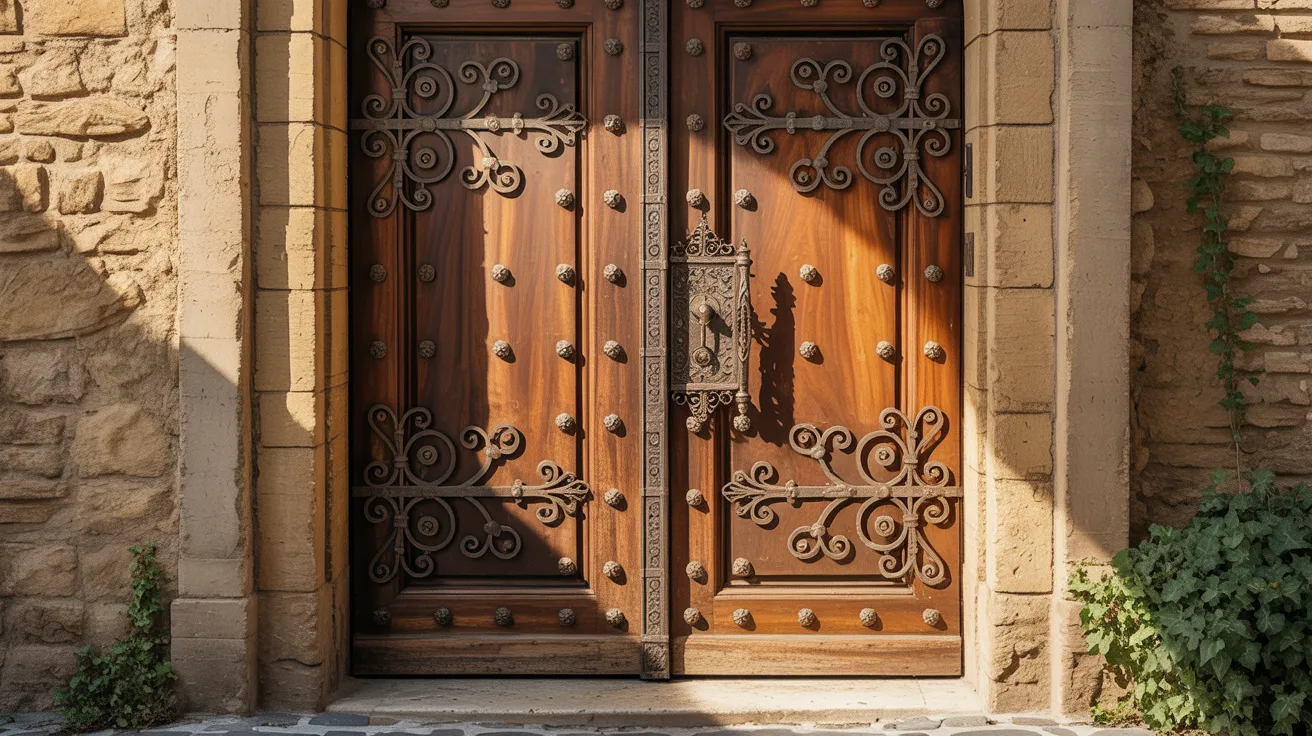 Original Italian Doors with Ironwork