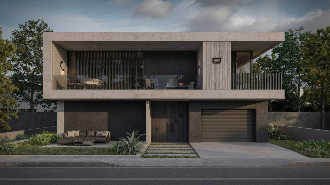 8. Industrial Style Elevation