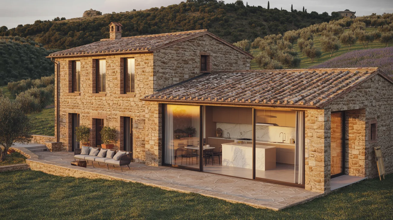 Modernized Tuscan Farmhouses