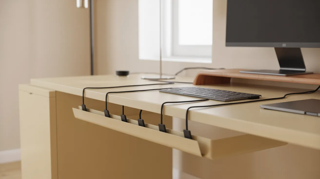 Use Cable Organizers to Reduce Clutter