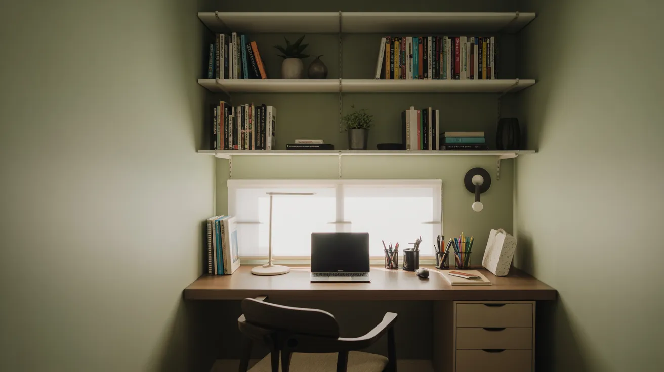 Use Wall-Mounted Shelves for Storage