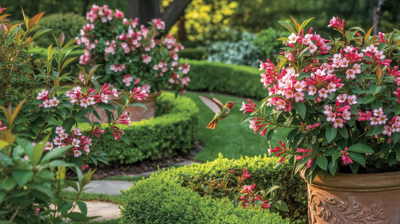 Landscape Design with Weigela