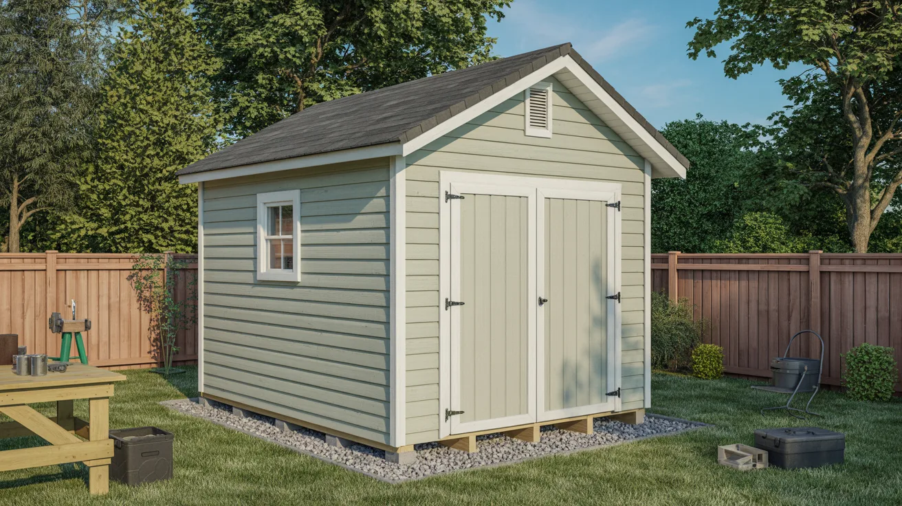 Gravel Shed Foundation