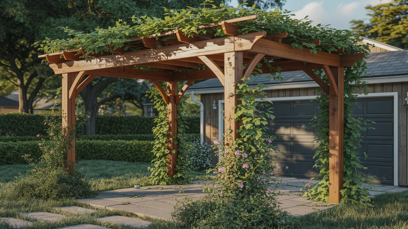 Install a Pergola Near the Garage