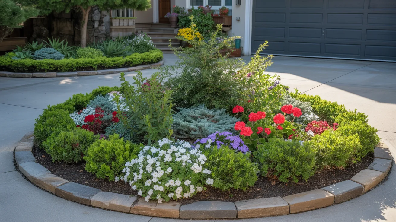 Create a Garden Island in the Driveway