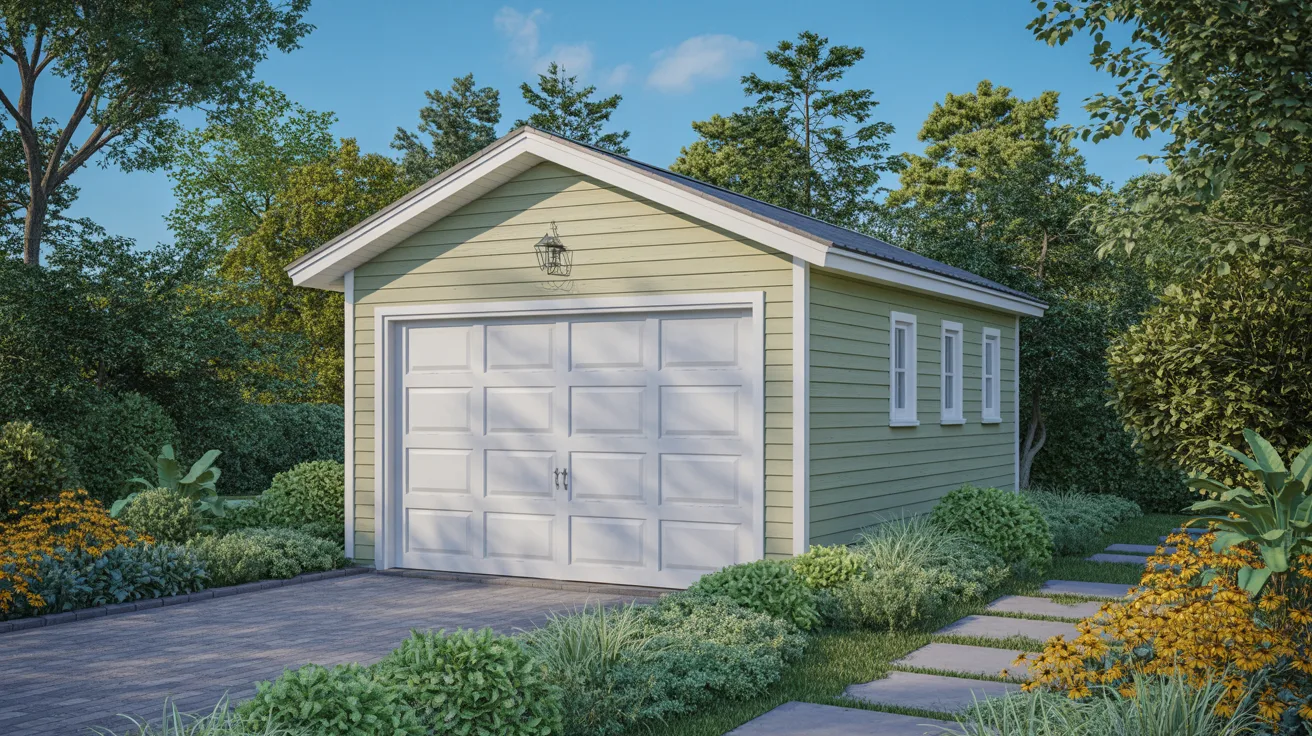Why Detached Garage Landscaping Matters