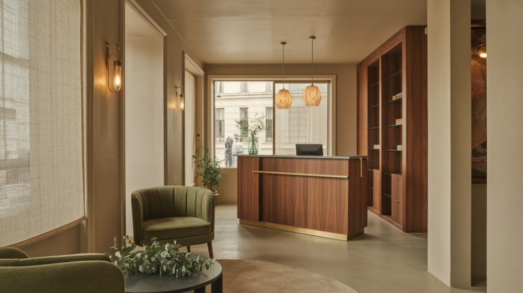 27 Small Hotel Lobby Design Ideas That Impress Guests - House Structures