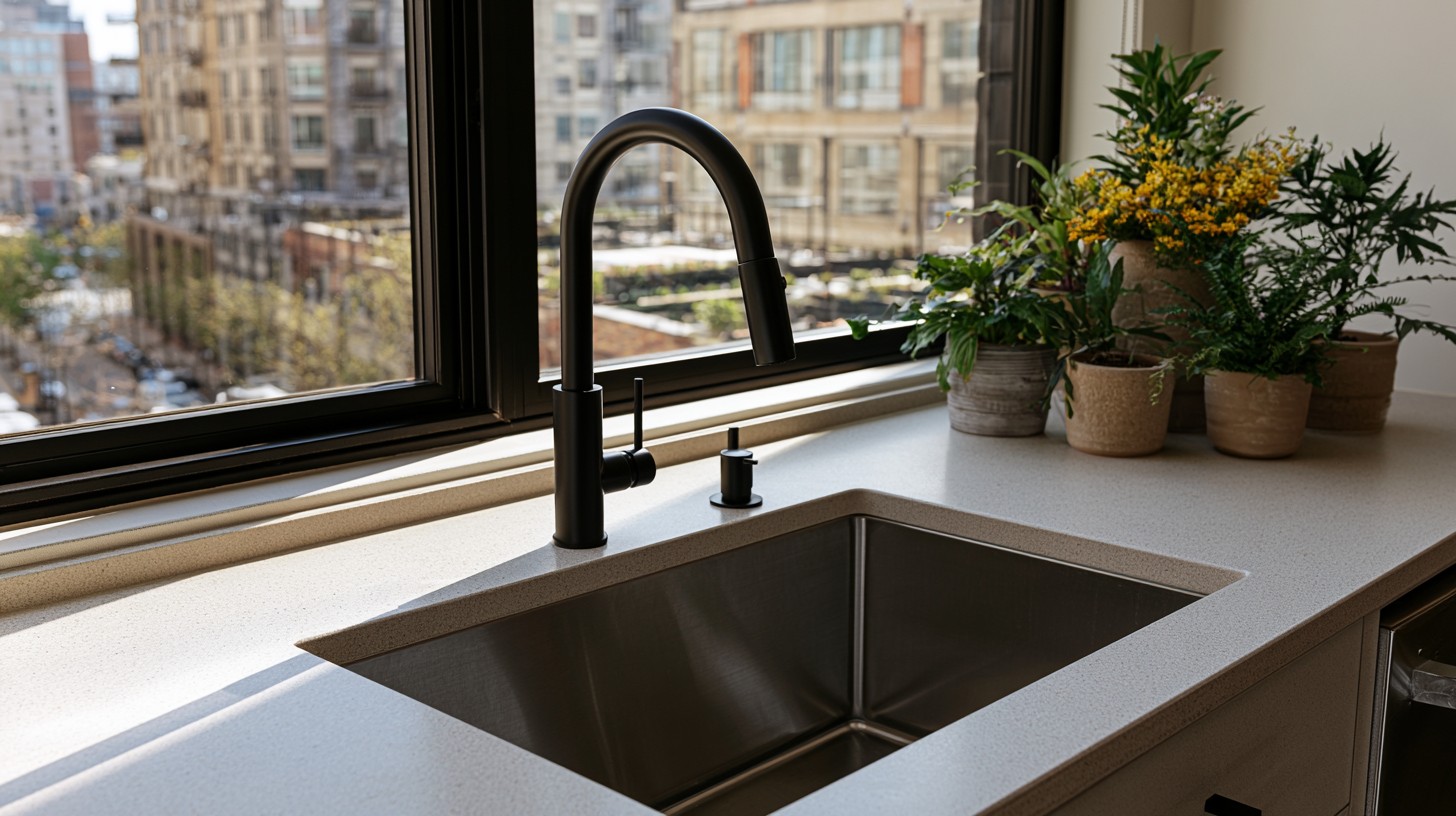 Modern kitchen faucet upgrade